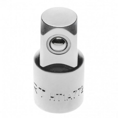 Hogert HT1A771 Adapter 3/8"-1/4", 27mm, kroom-vanaadiumteras, DIN 3121, reduktsioon