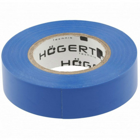 Hogert HT1P283 insulation tape, 0.13mm x 19mm x 20m, blue, 125%, -20°C to +60°C, waterproof, self-ex