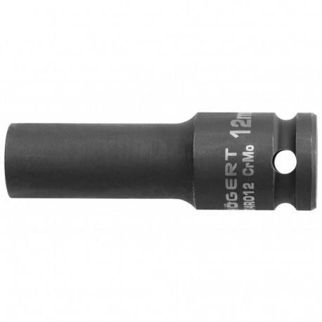 Hogert HT4R022 löökmutter, 1/2", 22mm, 78mm, CrMo, DIN 3121, kuusnurkprofiil