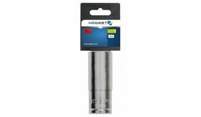 Hogert kuusnurkne muciņa 1/2", HT1A260, 10mm, pikk, CrV, deformatsioonikindel, sepistest