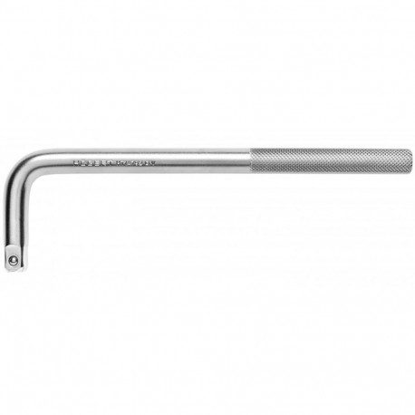 Hogert HT1A792, 1/2" L-kujuline pikenduskäepide mutrivõtmele, 254mm, CrV, DIN 3122