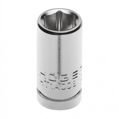 Hogert padrun HT1A011, 1/4 tolli, 11 mm, CrV50BV30, DIN 3124, kuuskant, AS-drive