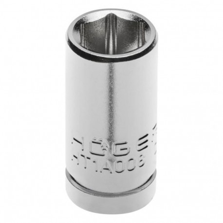 Hogert HT1A014, 1/4" socket, HEX 14mm, CrV50BV30, DIN 3124, ASS drive