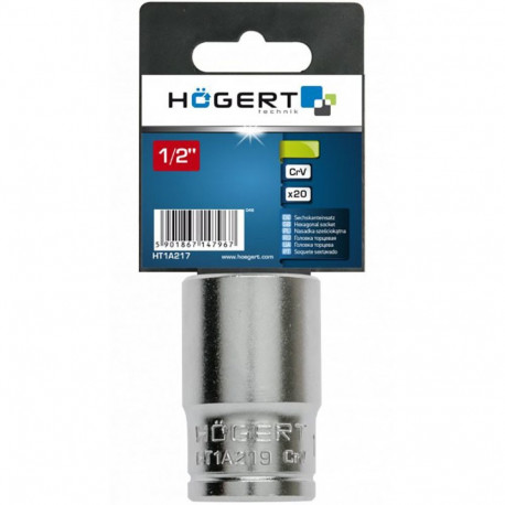 Padrunvõti 1/2" 19mm HT1A219 HOGERT
