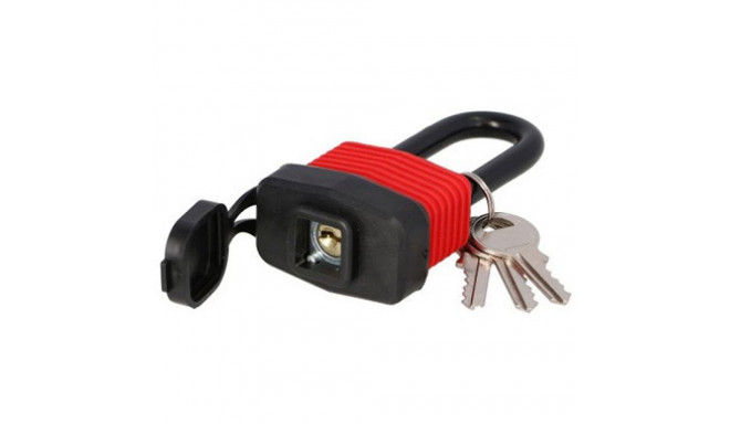 Padlock with PVC coating 40mm FASTER TOOLS