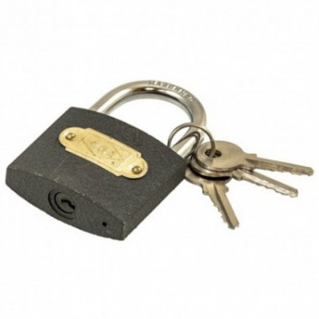 Piekaramā atslēga čuguna, pelēka 50mm