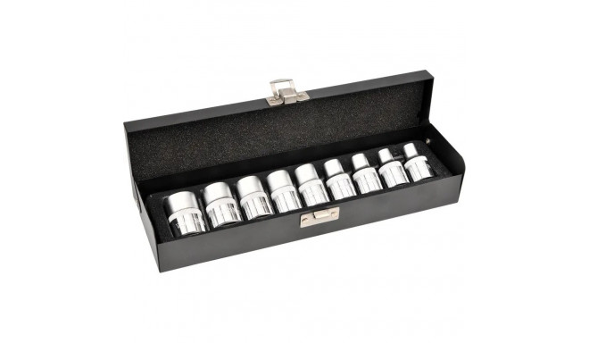Padrunvõtmete Komplekt Torx Crv 1/2" , E10-E24 (9Tk.) YT-0521 YATO