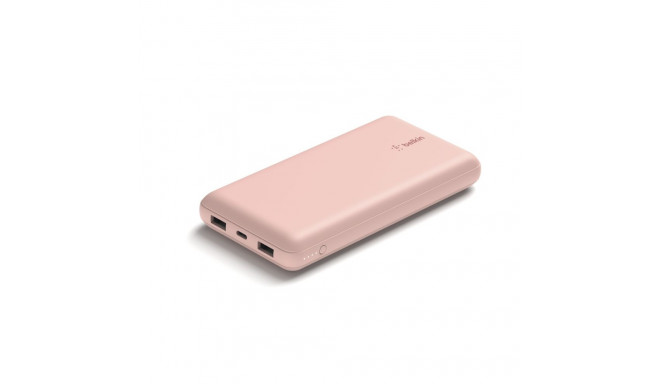 Belkin Power Bank 20K -akupank, 20 000 mAh, roosa