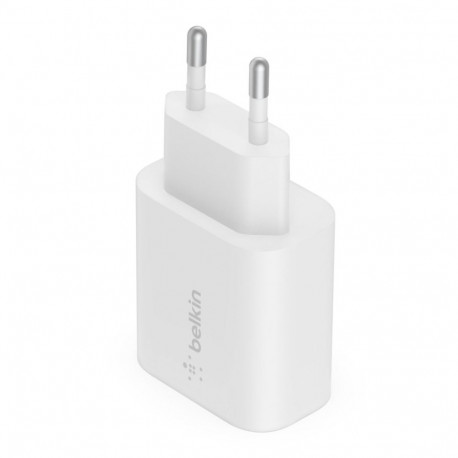 Belkin Boost Charge USB-C 25 W PD 3.0 -verkkovirtalaturi, valkoinen