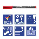 Permanentne marker OHP STAEDTLER Lumocolor 318 F 0,6mm must