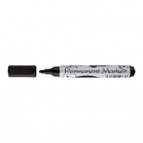 Permanent marker "Centrum" 2-5mm black bullet tip 2-5mm