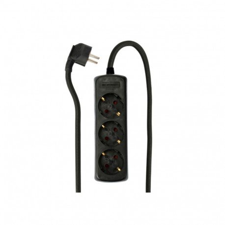 Pikendusjuhe 3-osaline 1,5m maandusega must