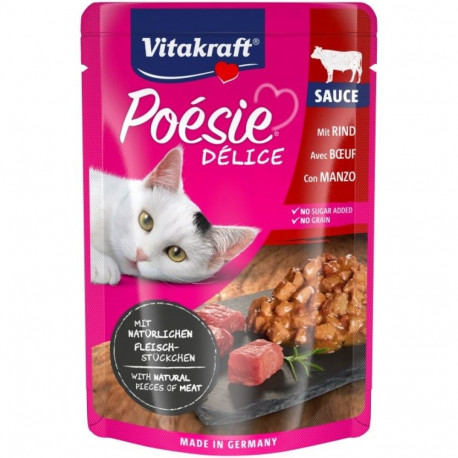 VITAKRAFT POESIE DELICE veise märg kassitoit 85 g