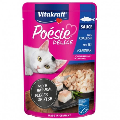 VITAKRAFT Poesie Delice mustakala märg kassitoit 85 g