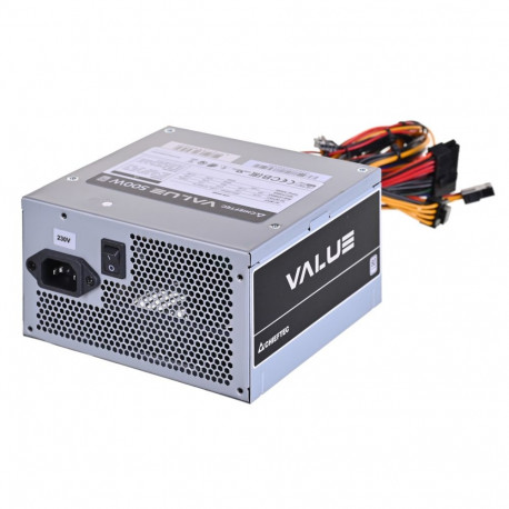Chieftec toiteplokk Value APB-500B8 500W 20+4 pin ATX, hõbedane