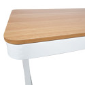 Desk ERGO with 1 motor 120x60xH72-121cm, white/oak