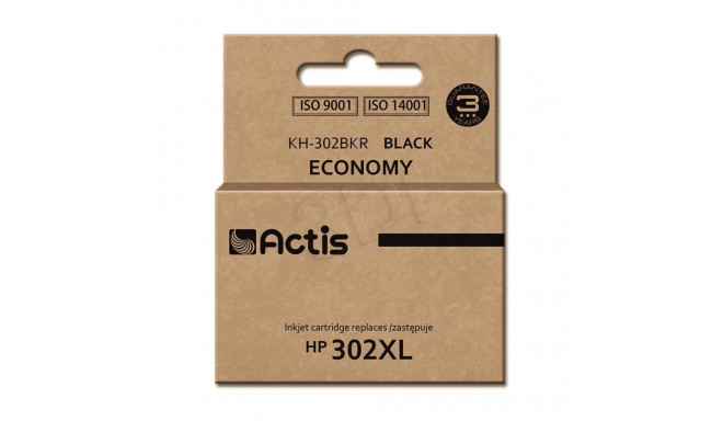 Actis KH-302BKR tint (asendus HP 302XL F6U68AE; Premium; 15 ml; must)