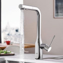 Kitchen sink faucet with pull-out hose Grohe Essence, 30270000, chrome