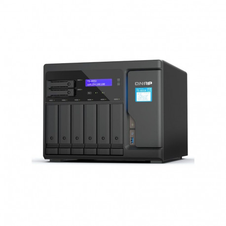 QNAP 8-pesaline lauaarvuti NAS TS-855X-8G Intel Atom C5125 8-tuumaline protsessor sagedusega 2.8 GHz