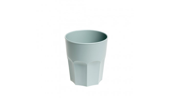 POLYGONS 380 ML PLASTIC CUP GREEN