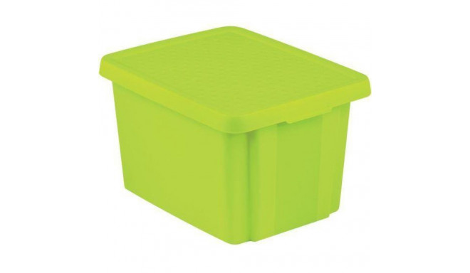 STORAGEBOXCURVER 26L+LID GREEN 598