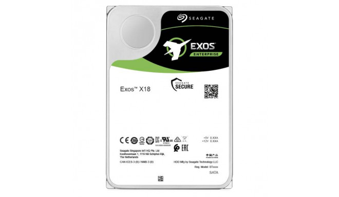 Seagate Exos X18 16 TB SATAIII 256 MB 3,5" kõvaketas