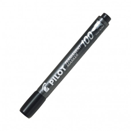PERMANENT MARKER 100 - FINE BULLET TIP - BLACK