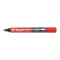 Permanent marker PILOT 100 with a cone tip 1mm red