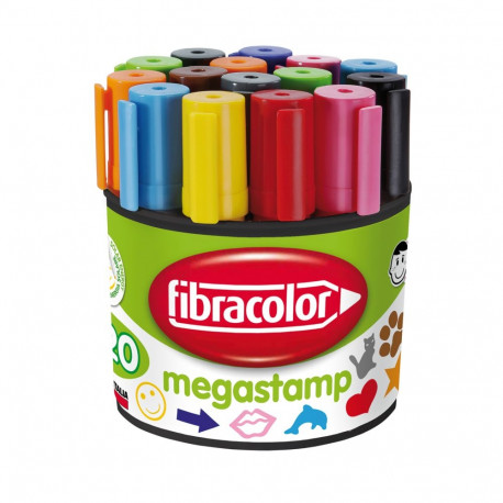 Tempel Fibracolor Megastamp 2 x 10 värvi