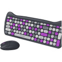 CANYON HSET-W6 Keyboard+Mouse Kitty Edition AAA+АА Wireless Violet