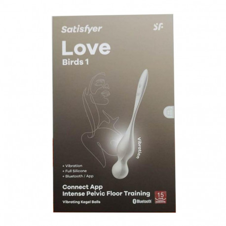 Satisfyer vaagnapõhjalihaste treenija Love Birds 1 rakendusega juhitav, beež