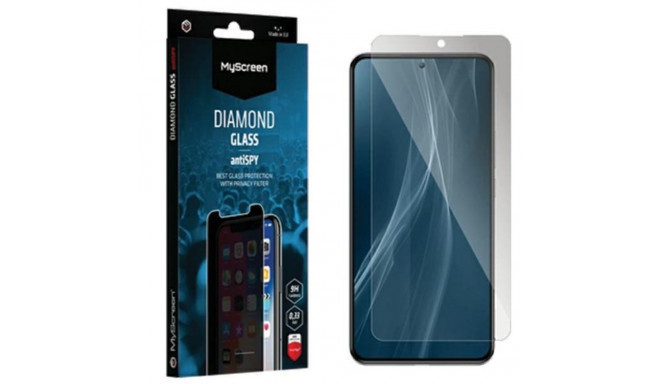 MS AntiSPY Diamond Glass iPhone 15 Pro6.1" Tempered Glass