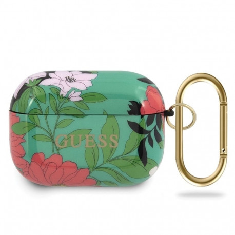 Guess GUACAPTPUBKFLO1 silikoonümbris Apple Airpods Pro lilleline N.1