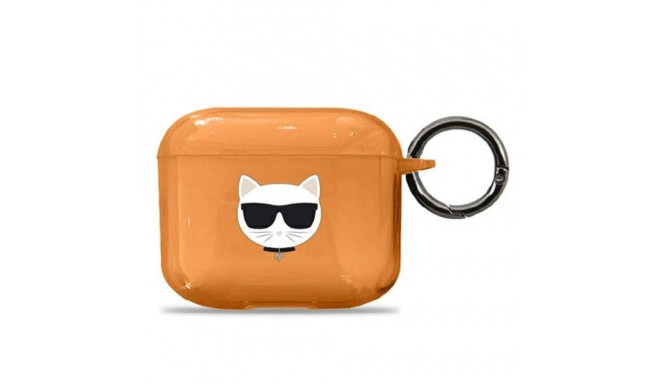 Karl Lagerfeld KLA3UCHFO AirPods 3 cover orange/orange Choupette