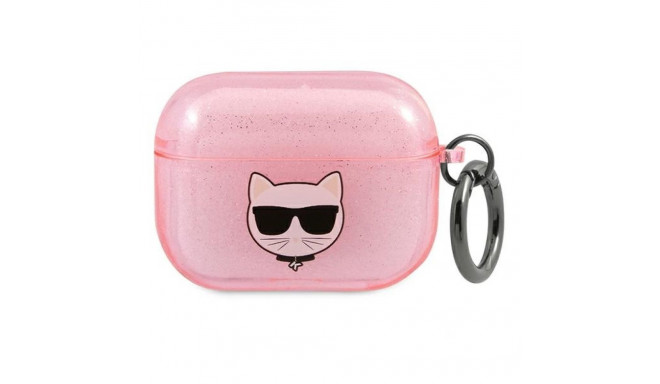 Karl Lagerfeld KLA3UCHGP AirPods 3 kate roosa/roosa Glitter Choupette