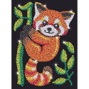 KITFIX DIY set Sequin Art Red Red Panda