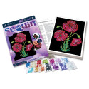 KITFIX DIY set Sequin Art Purple Poppies