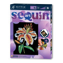 KITFIX DIY set Sequin Art Purple Tiger Lily