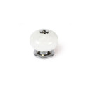 FURNITURE KNOB D40 7-E517.01 WHITE