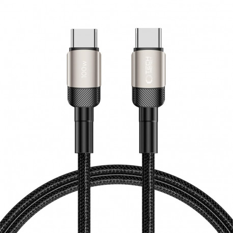 Tech-Protect kaabel USB-C - USB-C UltraBoost Evo PD 100W 5A 100cm, titanium