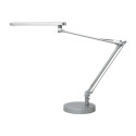 Table lamp UNILUX Mamboled, 6.5W, 3000K, 600lm /base+clamp, silver gray