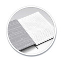 Folder in spiral binding A5 checkered OXFORD Signature Flex synthetic leather black 80 sheets