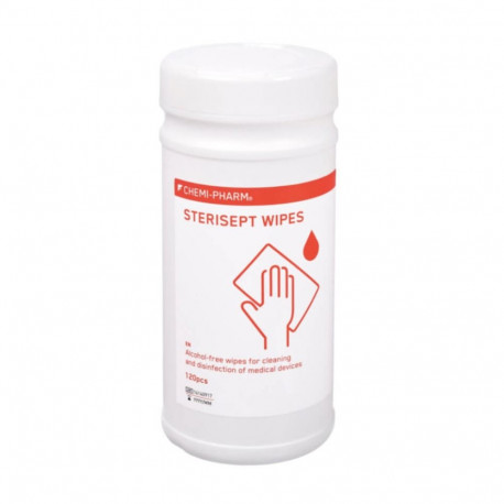 Cleaning cloths for surfaces CHEMI-PHARM Sterisept Wipes 120 pcs