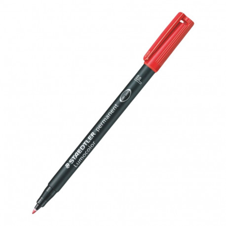 Permanentne marker OHP STAEDTLER Lumocolor 317M 1,0mm punane