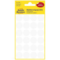 Kleebisetikett AVERY Zweckform Q18mm valged 96tk (3170)
