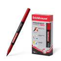 Permanent marker ErichKrause® P-100, color: red (box 12 pcs.)