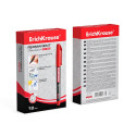 Permanent marker ErichKrause® FP-50, color: red (box 12 pcs.)