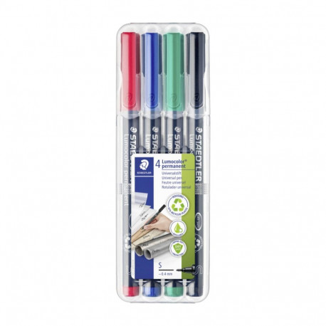 Universal pen Lumocolor perm S 4pcs