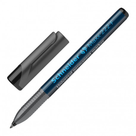 Permanent marker, OHP, 0,7 mm, SCHNEIDER "Maxx 222 F", black
