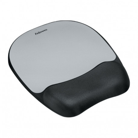 Mouse pad with wrist support FELLOWES black/silver